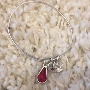 Alex and Ani July birth stone bracelet